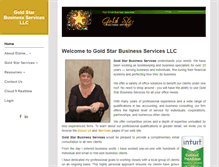 Tablet Screenshot of goldstarbusinessservices.com